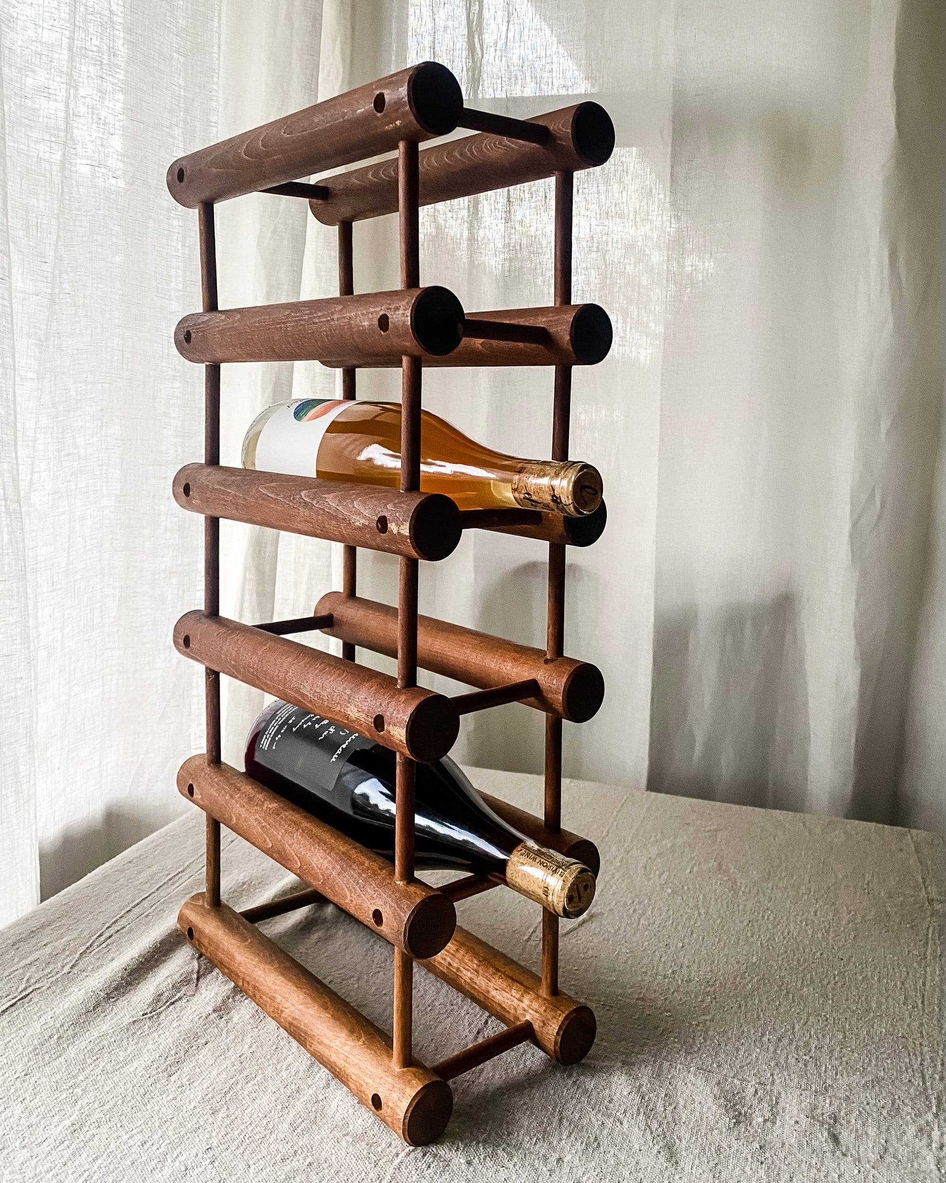 1960s Danish Modern Wine Rack, Nissen for Langaa