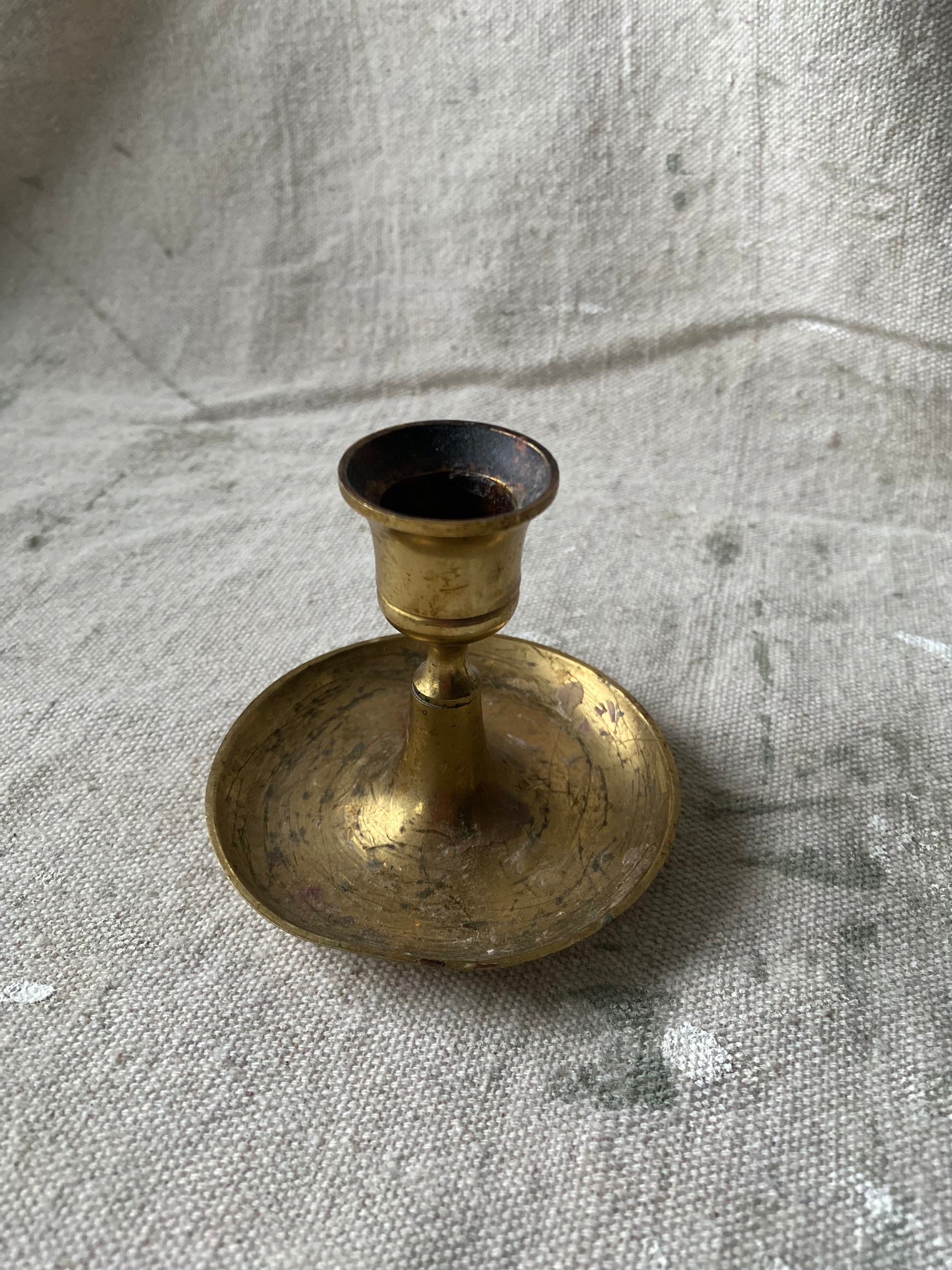 Mini Brass Candlestick, Japan