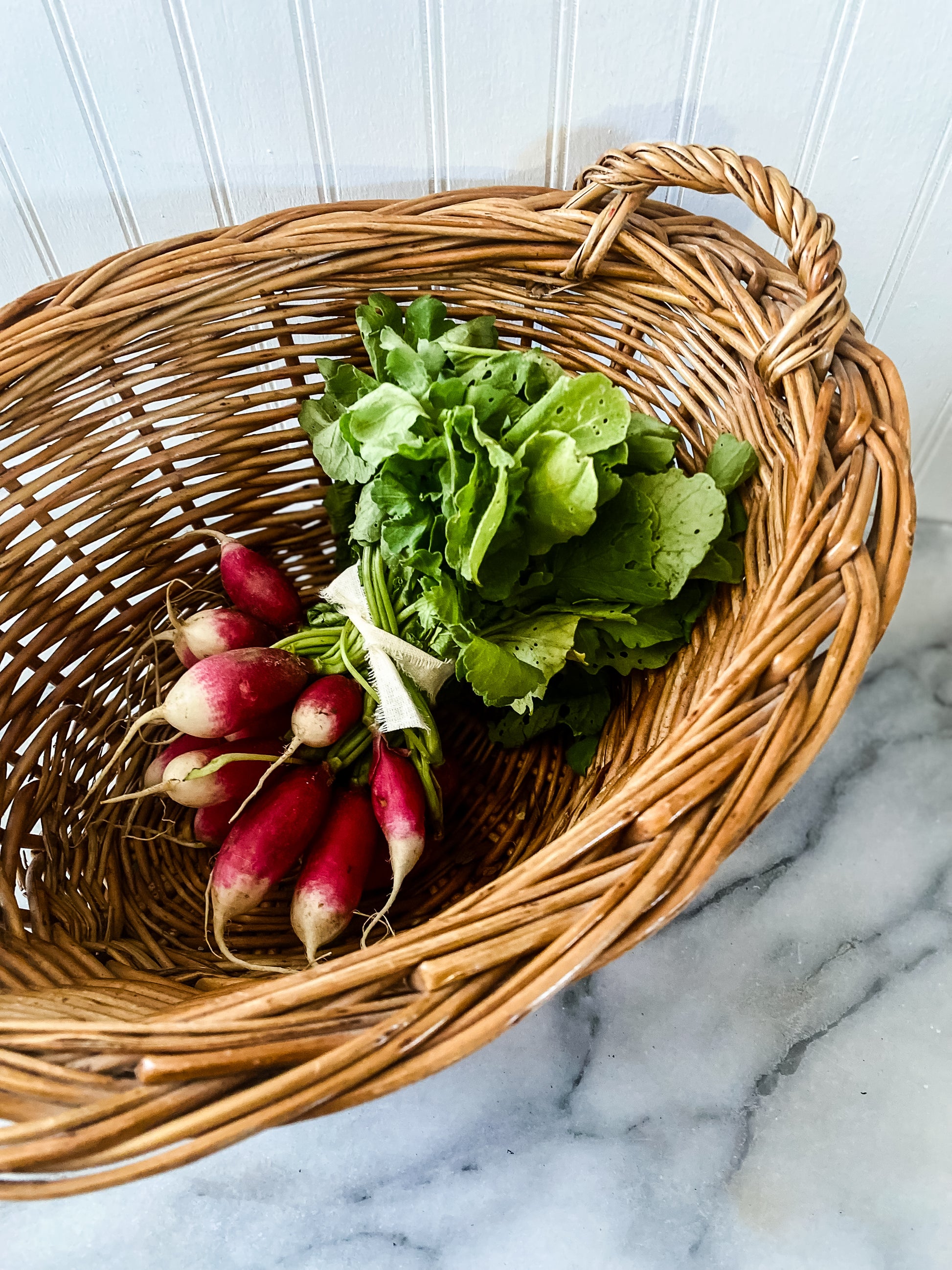Oval Two-Handled Basket (2), c. 1960s