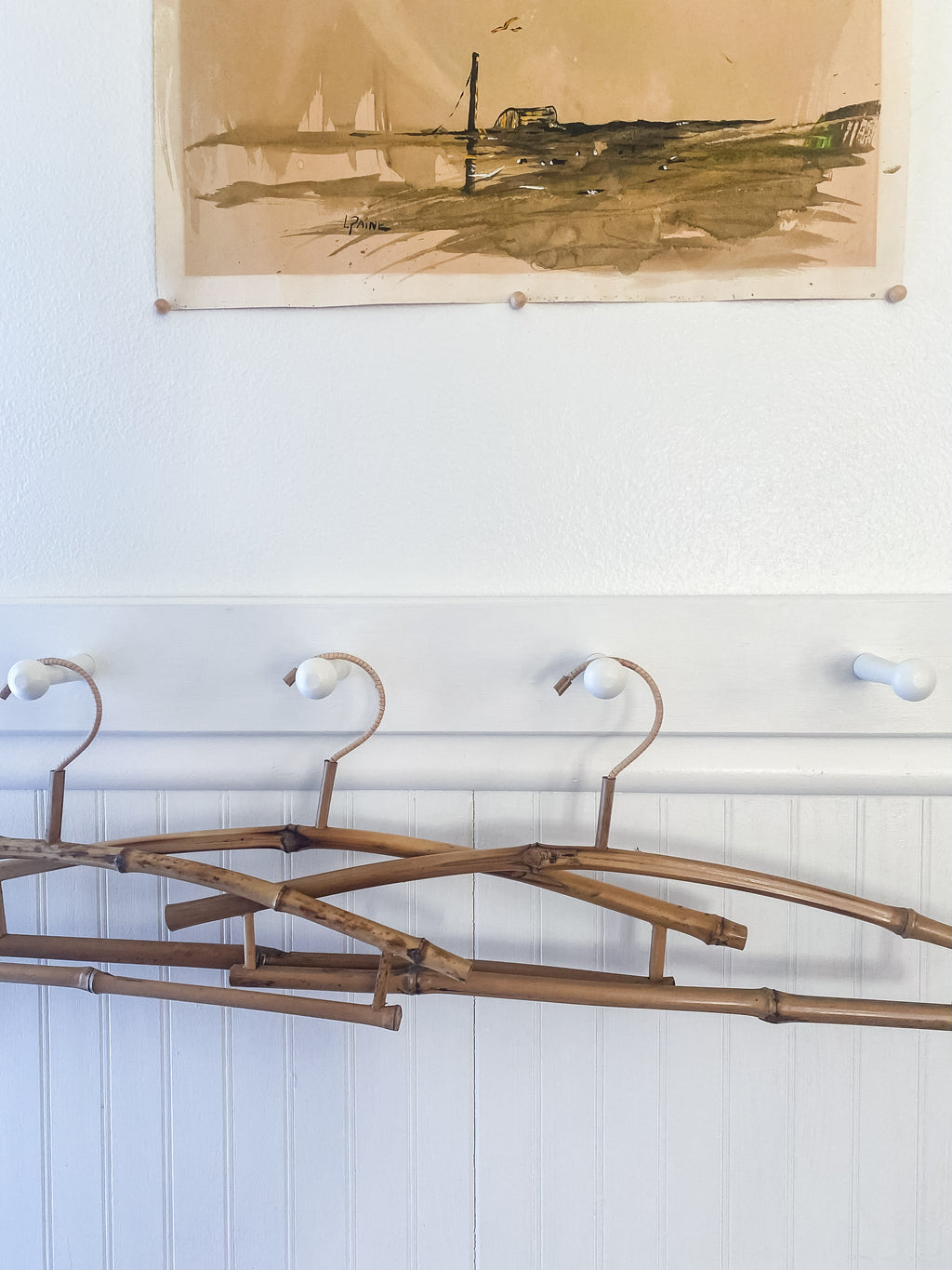 Handmade Bamboo Coat Hangers