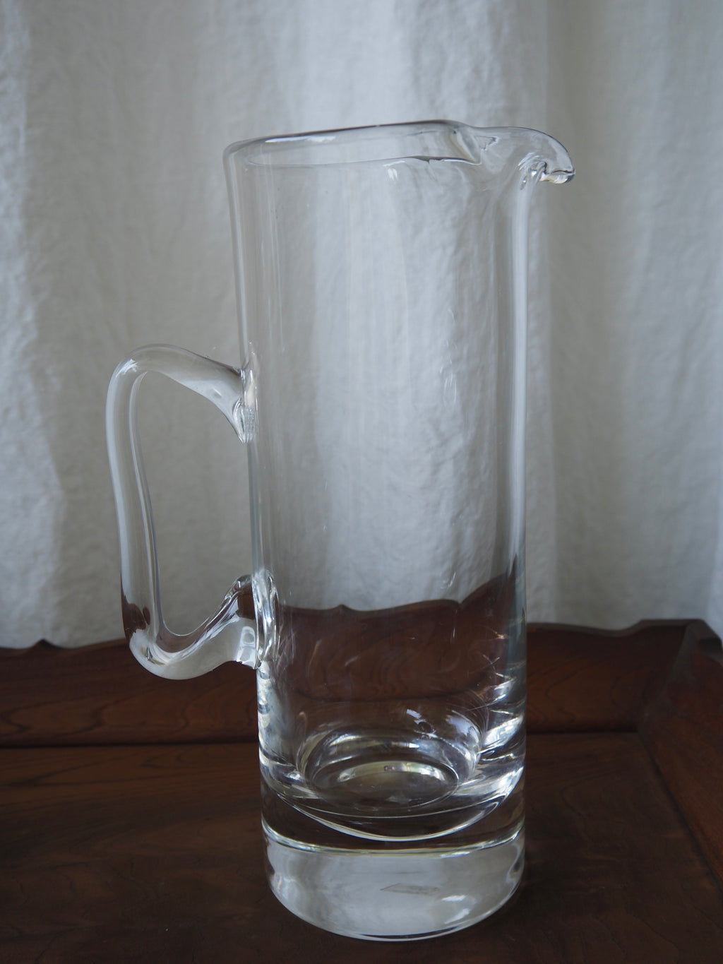 Krosno Poland Handblown Glass Pitcher