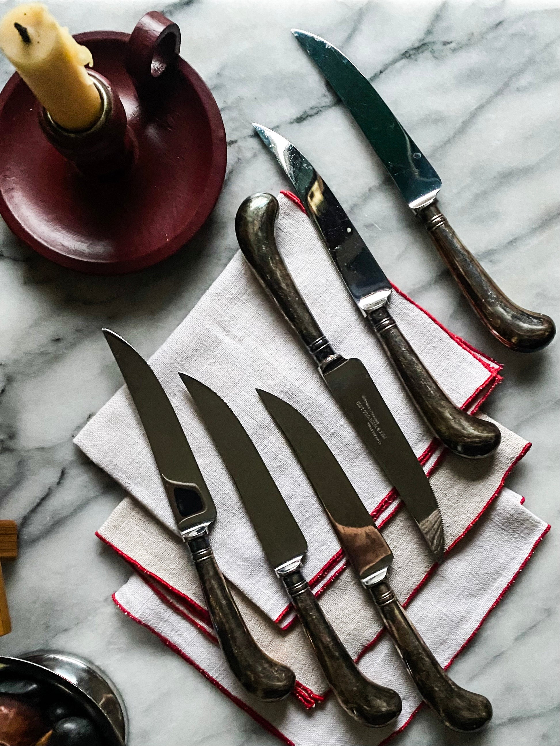 Fry and Wigfull Sheffield Steel Knives, set of 6