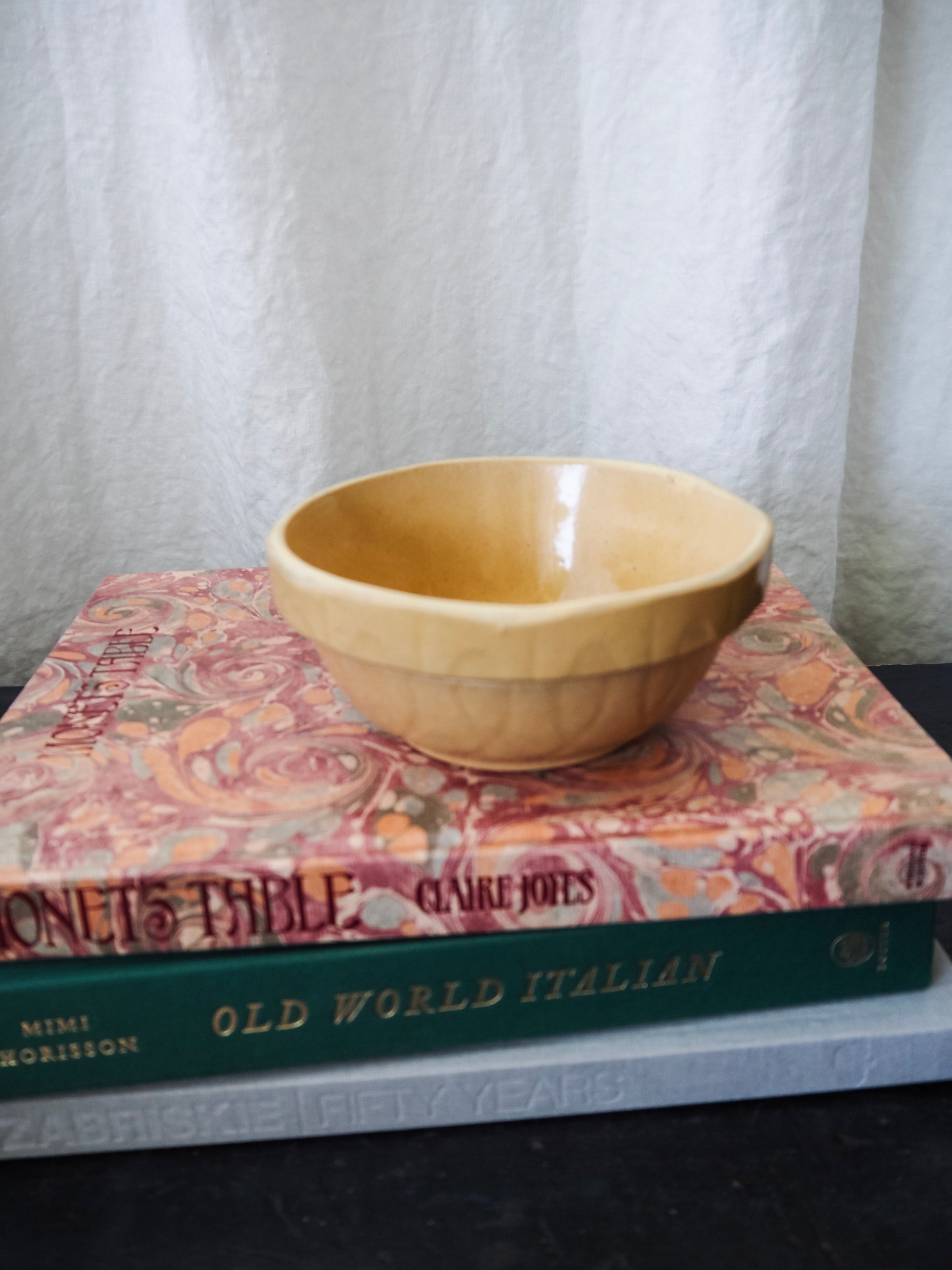 Antique Yellow Ware Bowl