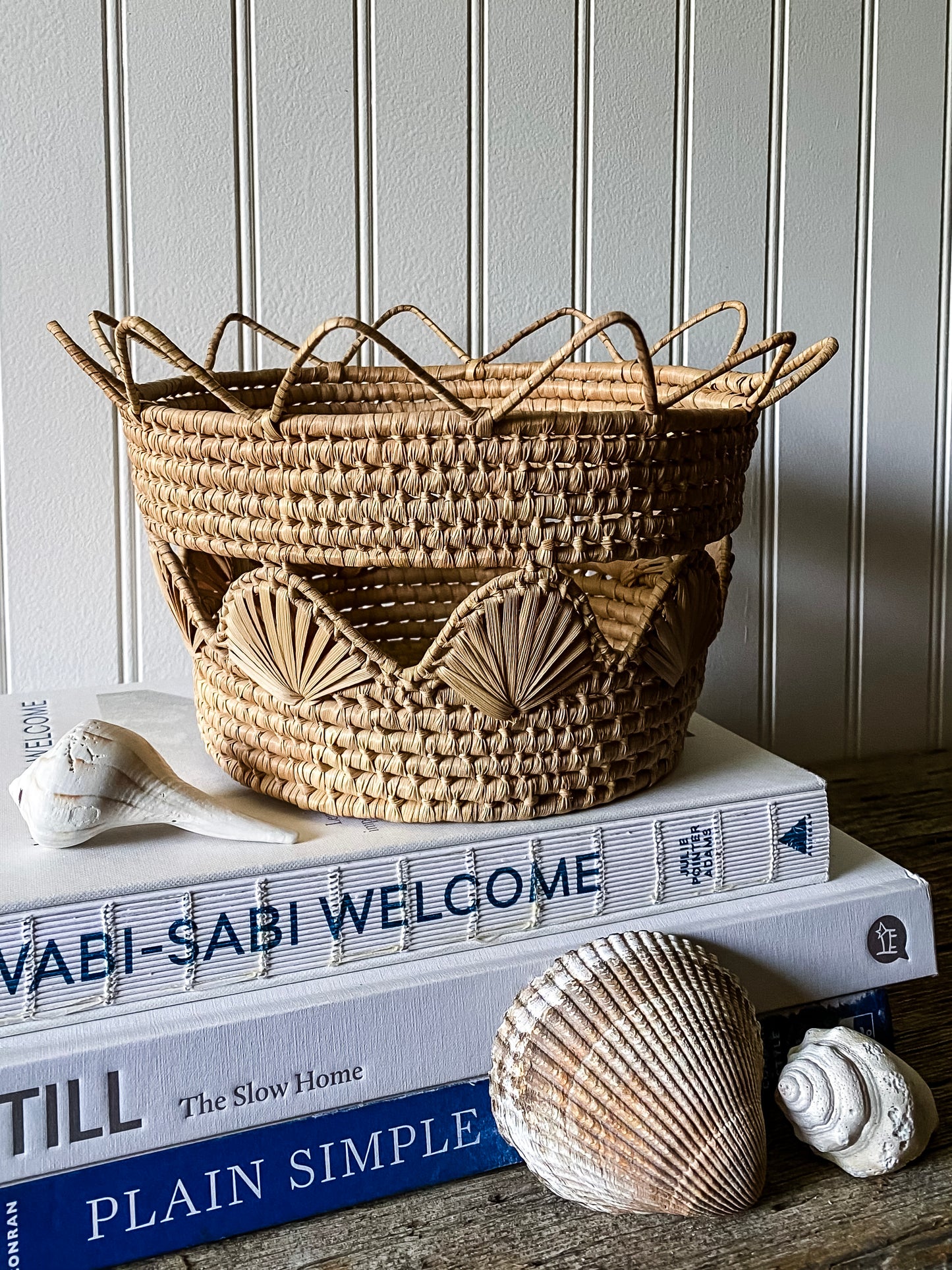 Scalloped Seashell Basket