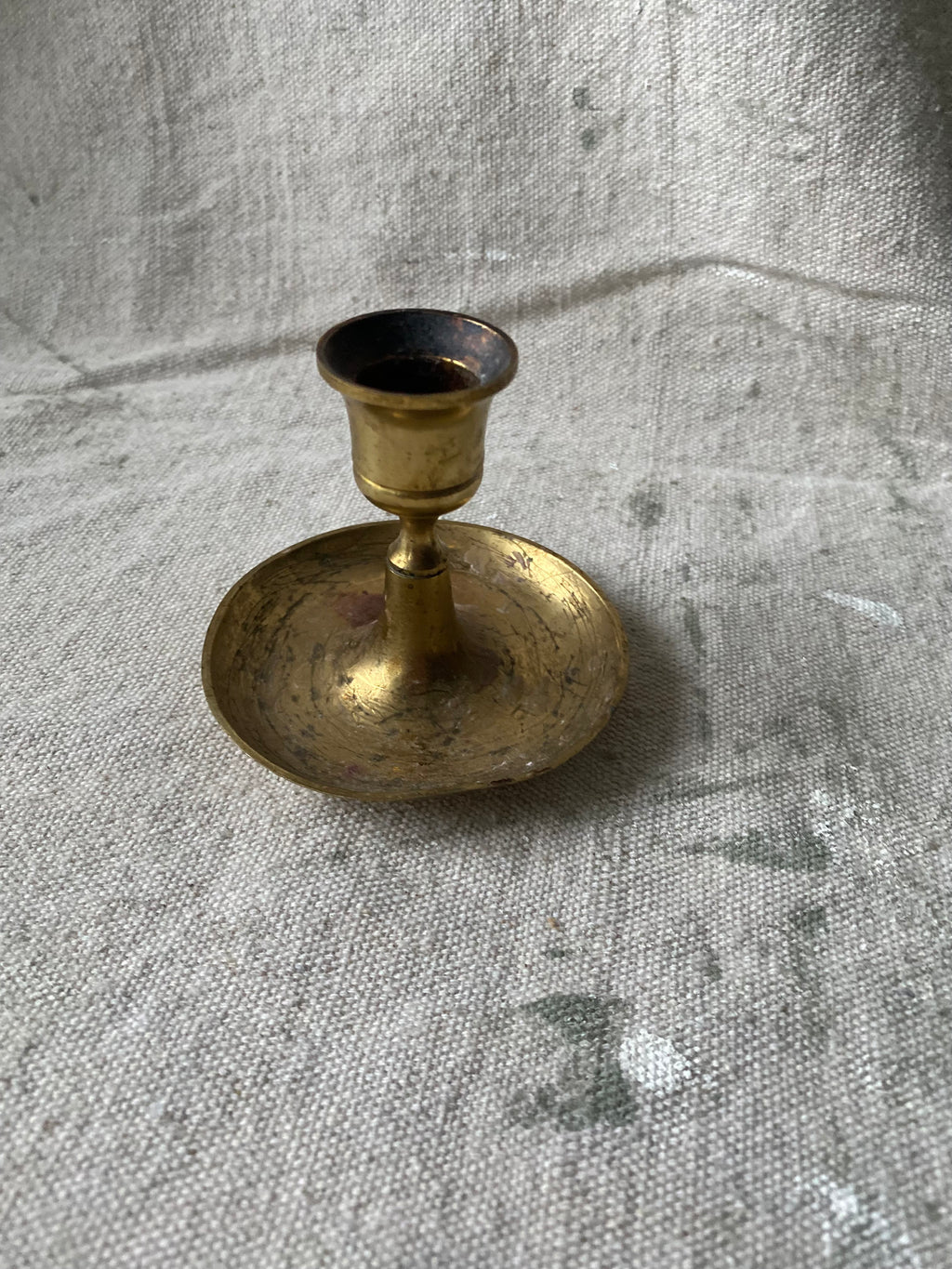 Mini Brass Candlestick, Japan