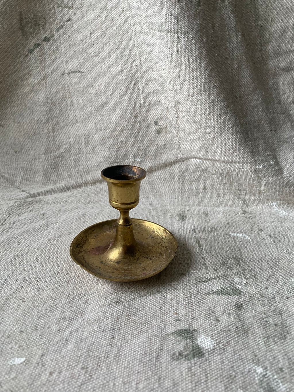 Mini Brass Candlestick, Japan