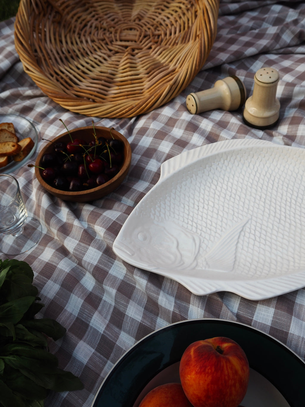 Vintage Signature Japan Fish Serving Platter