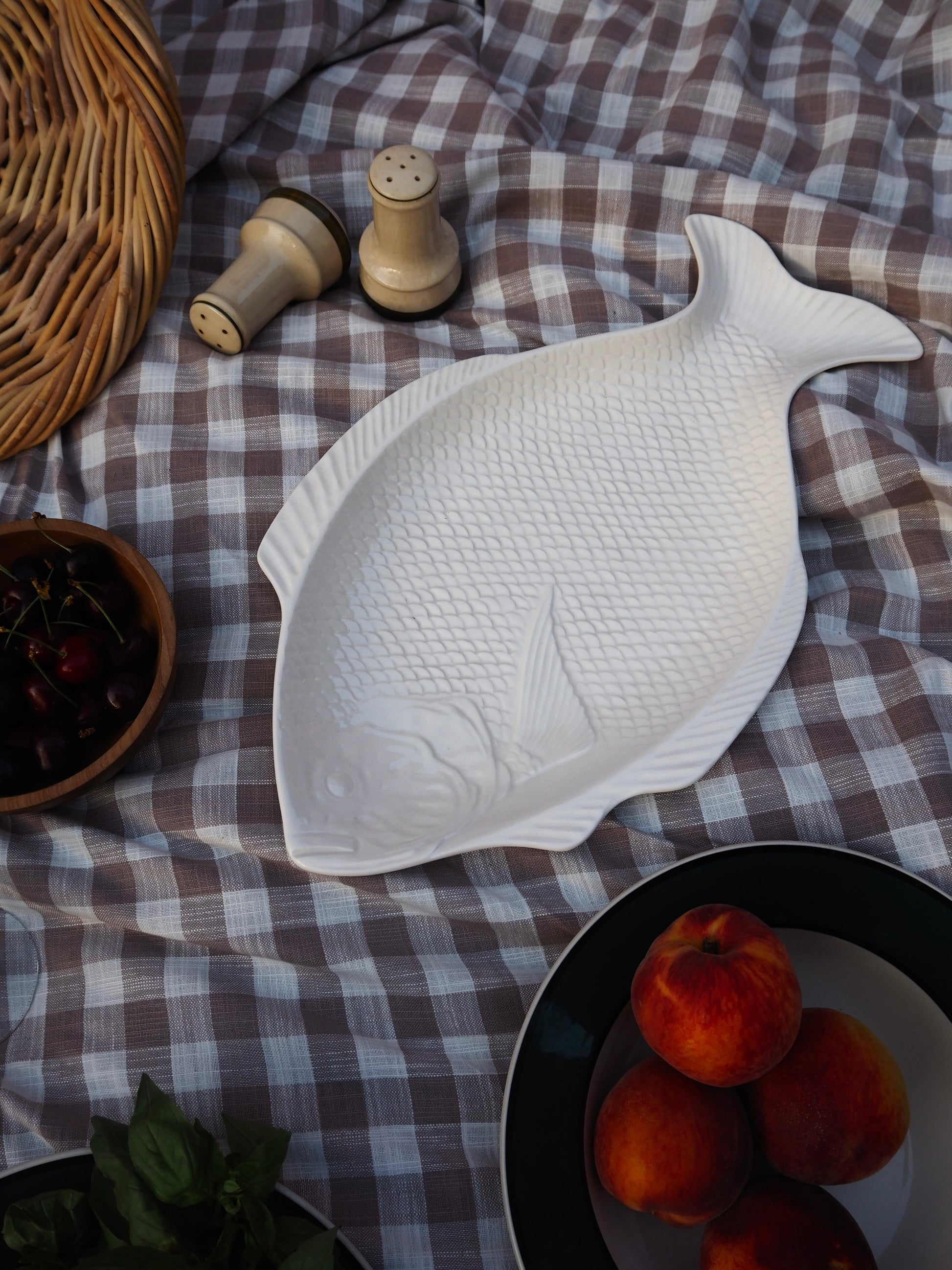 Vintage Signature Japan Fish Serving Platter