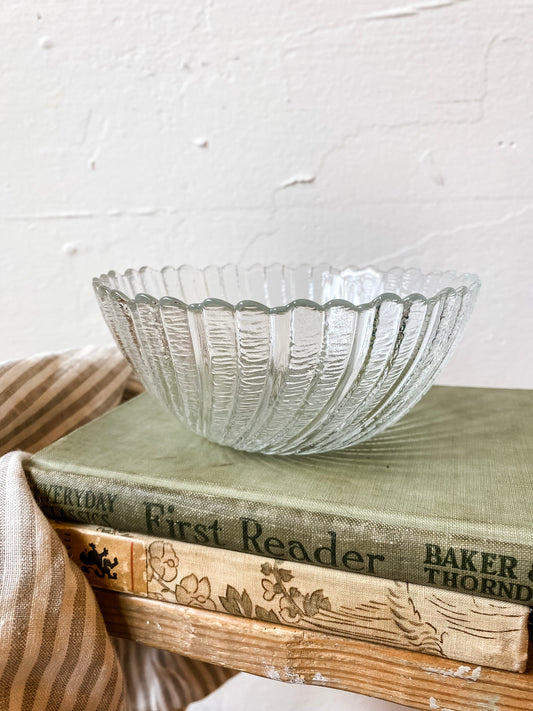 Arcoroc Seabreeze Swirled Glass Bowl