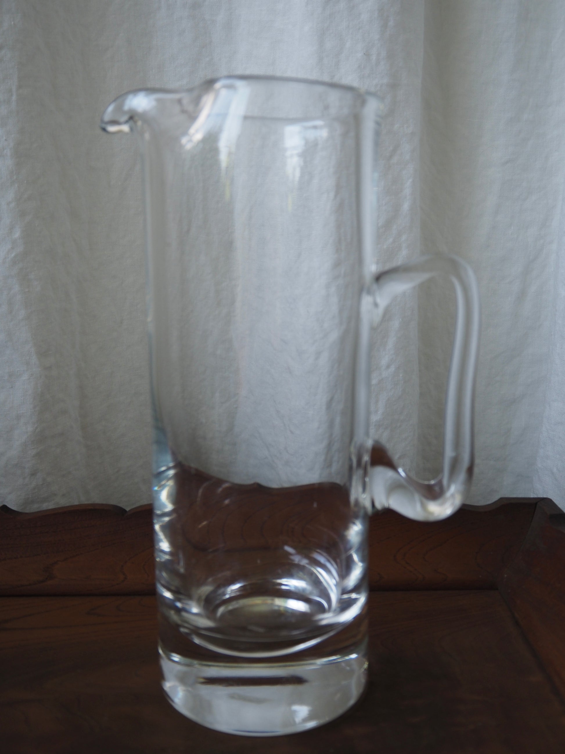Krosno Poland Handblown Glass Pitcher