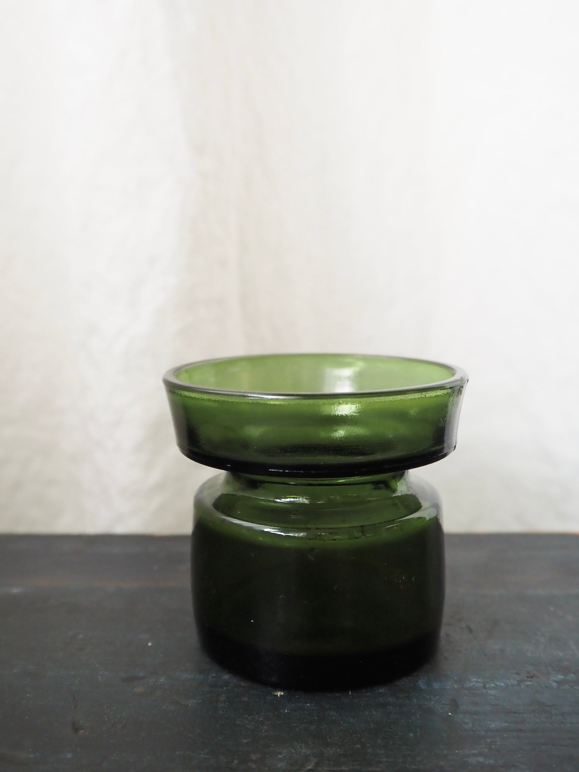 Quistgaard for Dansk Green Glass Candleholder