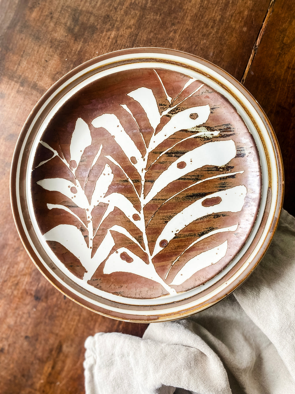 Independence Stoneware 1970s Taos Plates, set of four