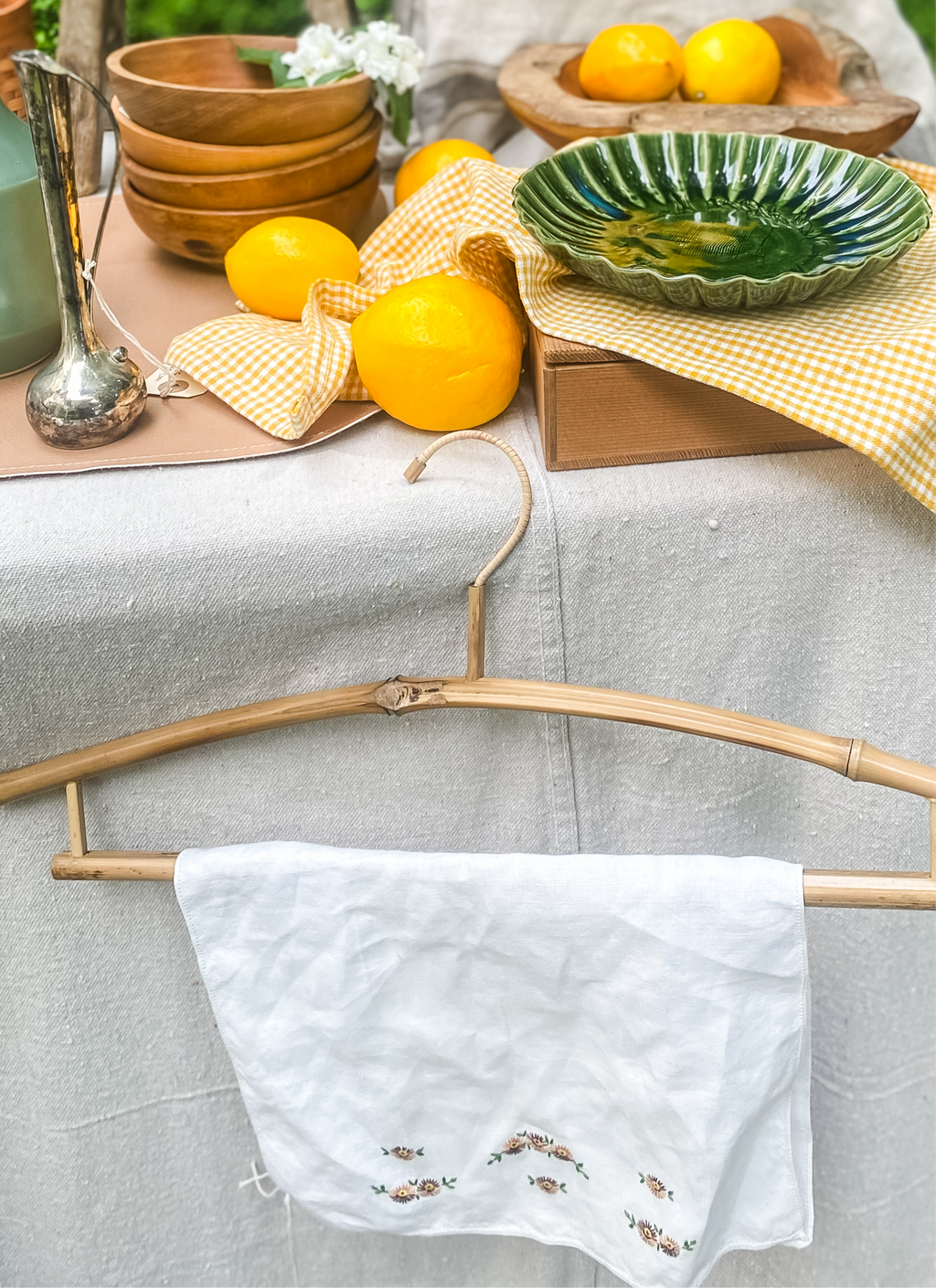 Handmade Bamboo Coat Hangers