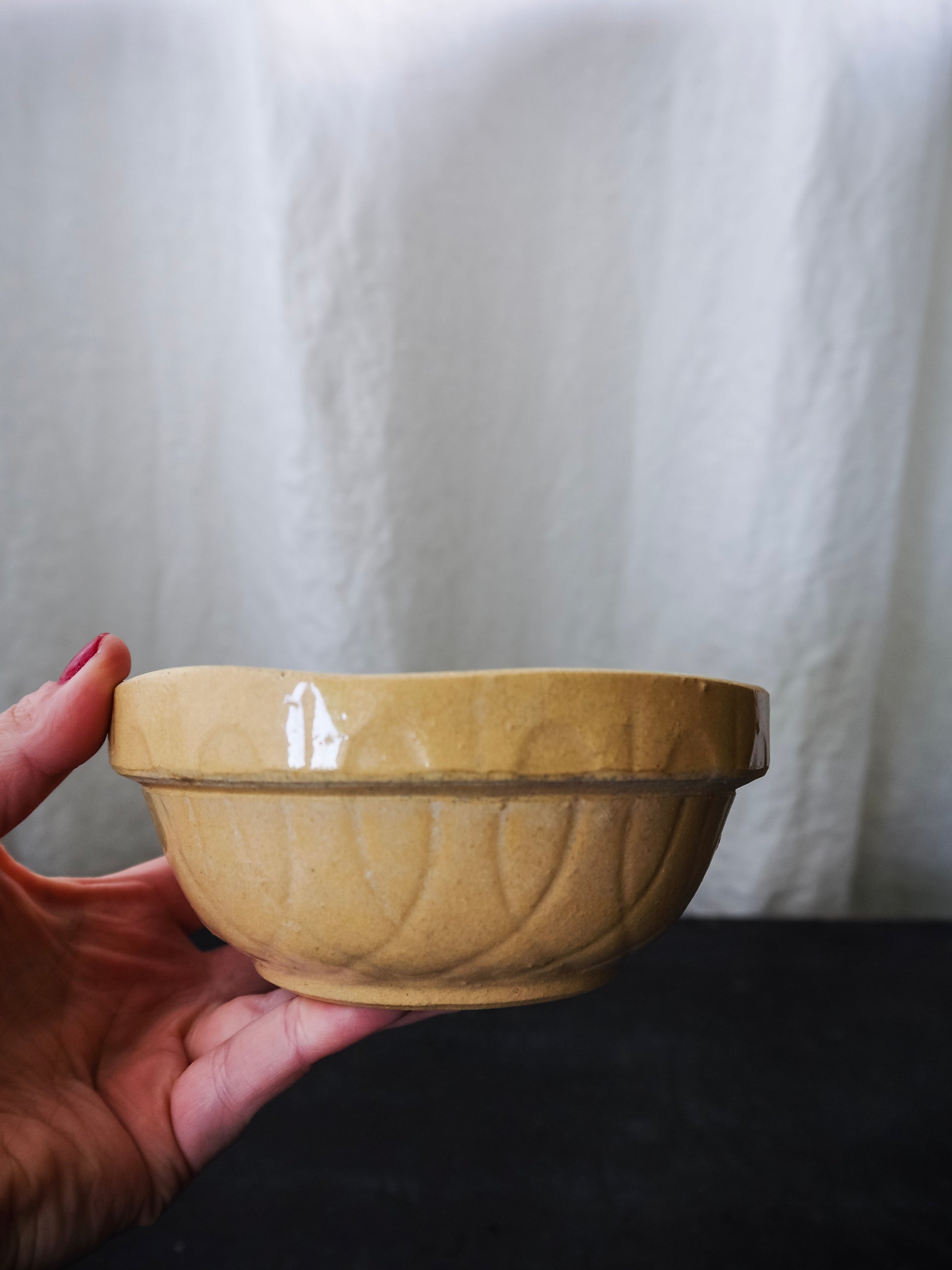 Antique Yellow Ware Bowl