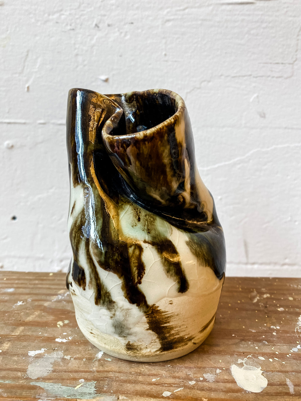 Sculptural Modern Handmade Vase