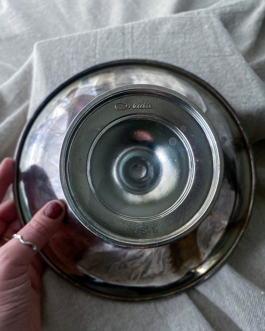 Oneida Silverplate Compote Dish