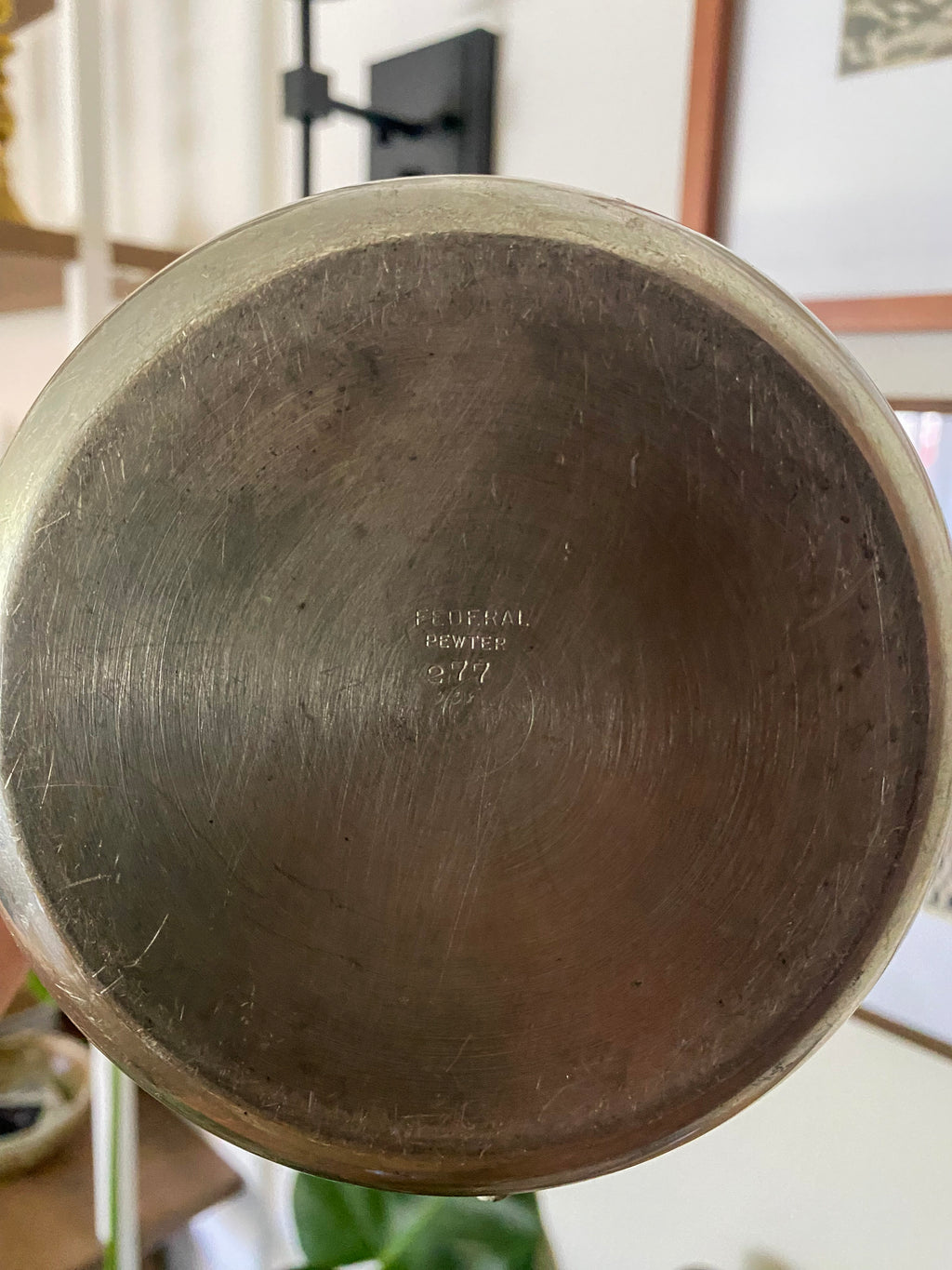 Federal Pewter Pitcher