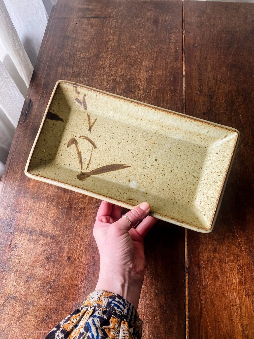 Rectangular Studio Pottery Platter