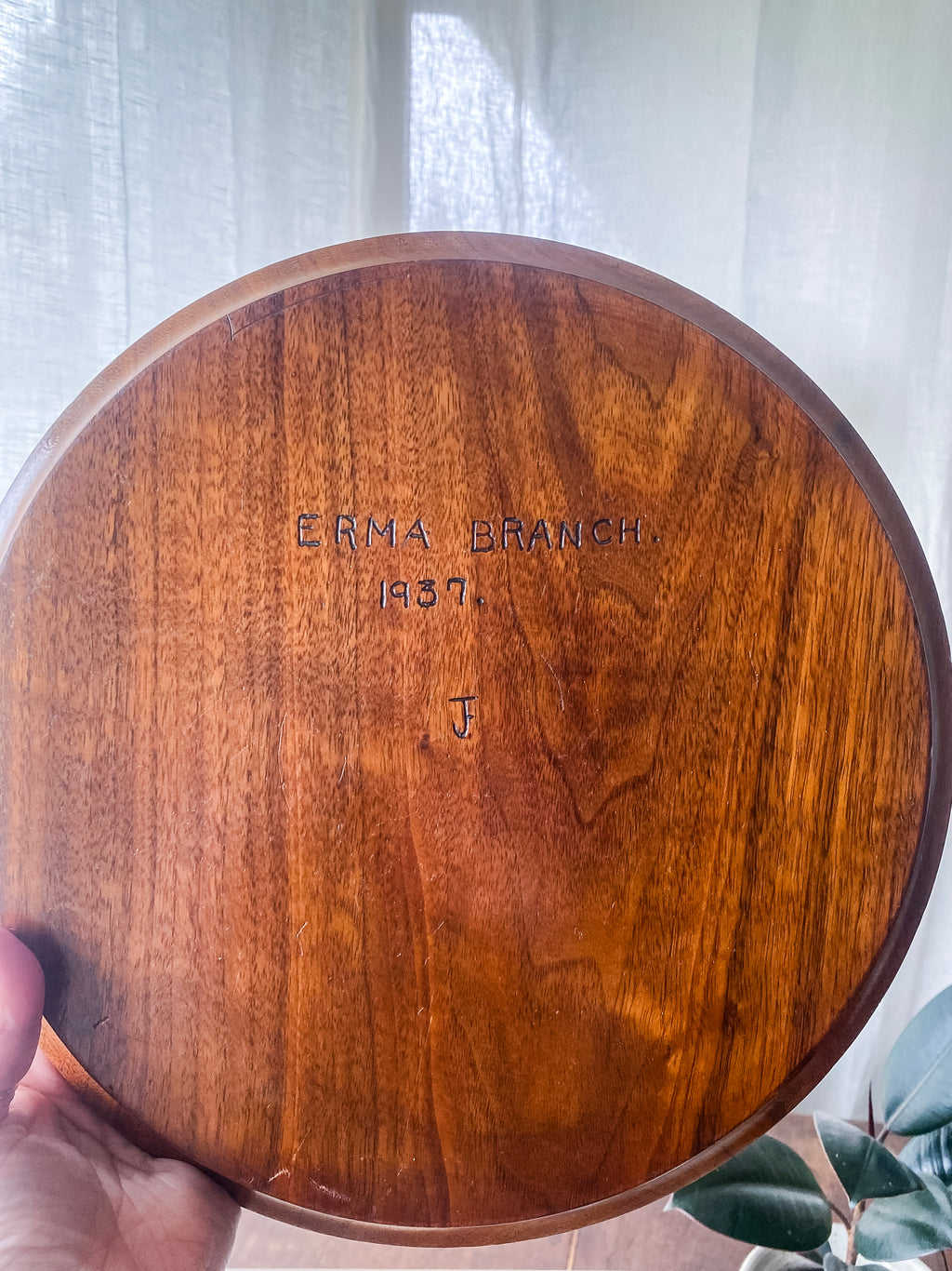 1937 Teak Serving Tray