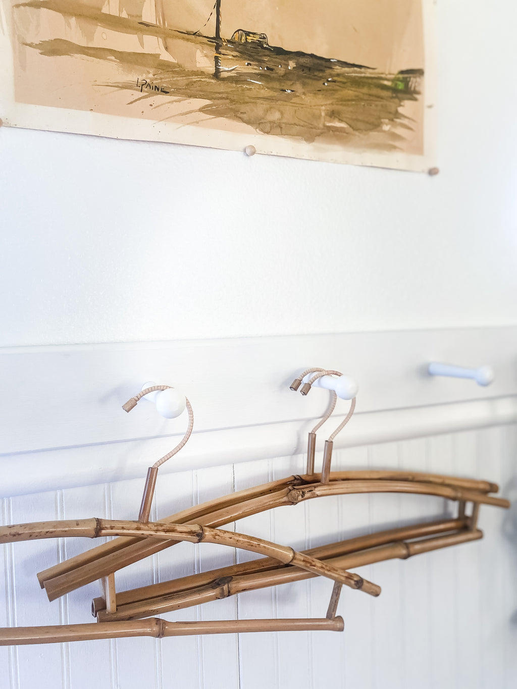 Handmade Bamboo Coat Hangers