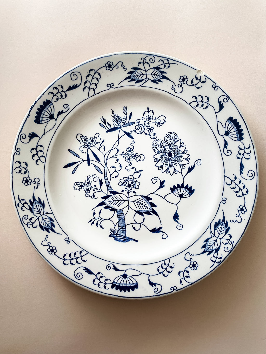 ‘Blue Onion’ Ironstone Plate