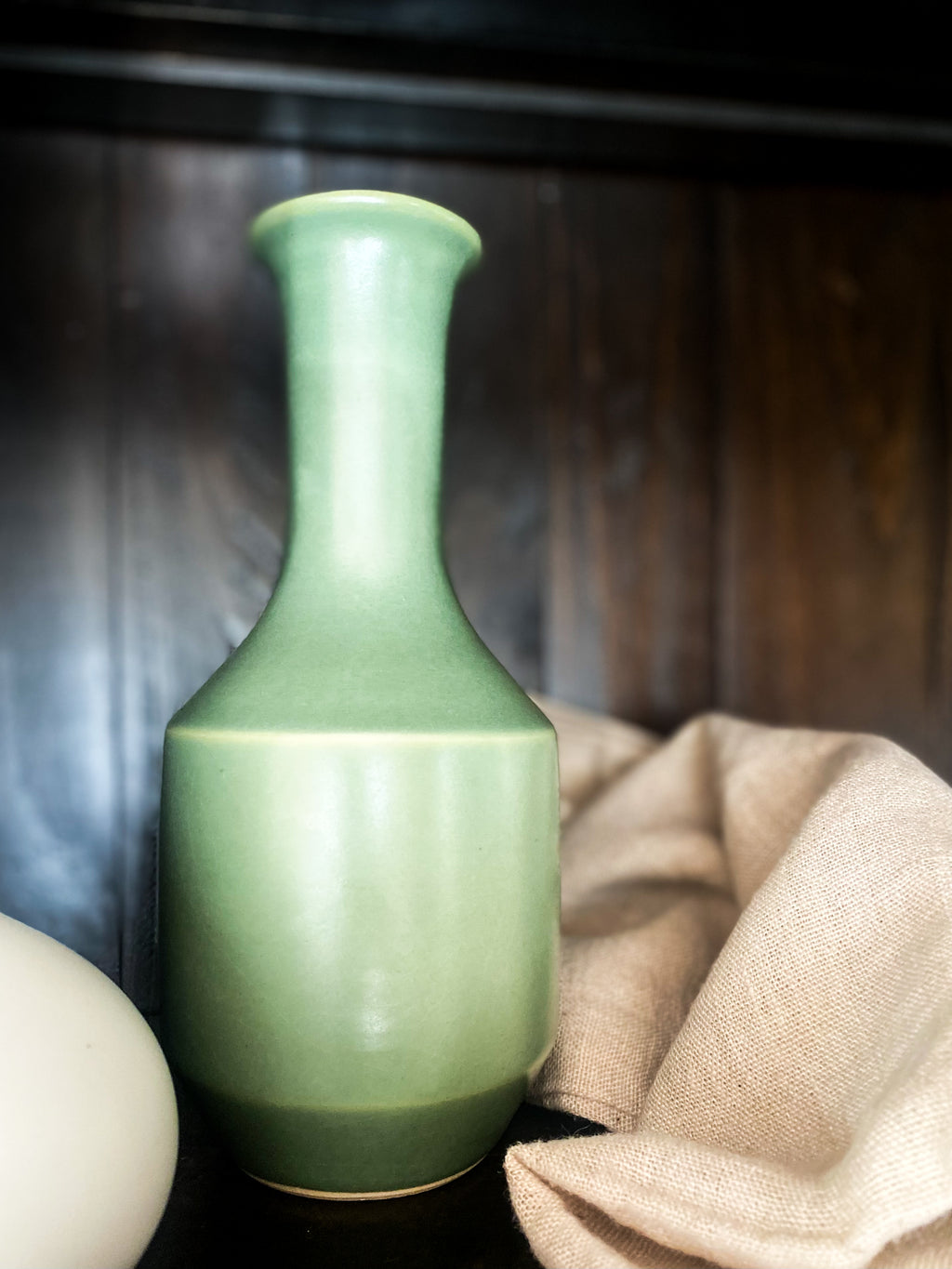 Japanese Porcelain Celadon Seiji Vase