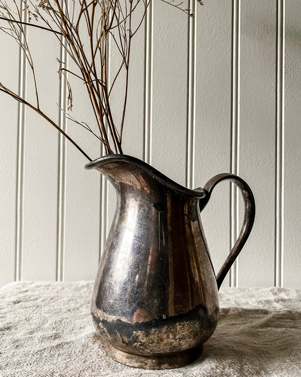 19th c. Rare F.B. Rogers Quadruple-Plated Pitcher