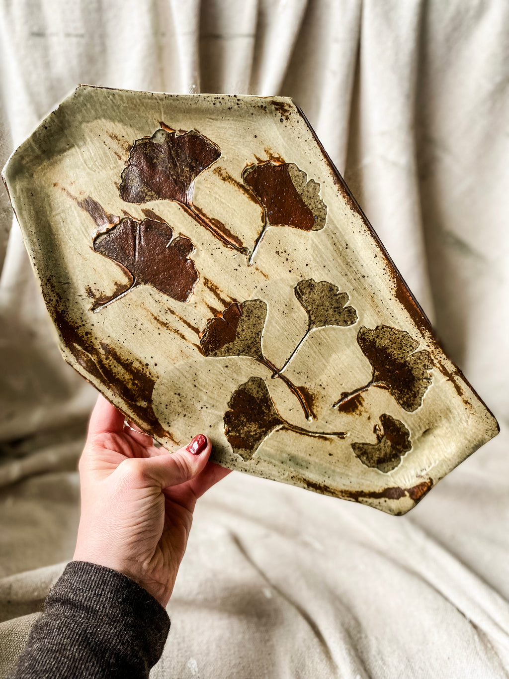 Gingko Leaf Platter