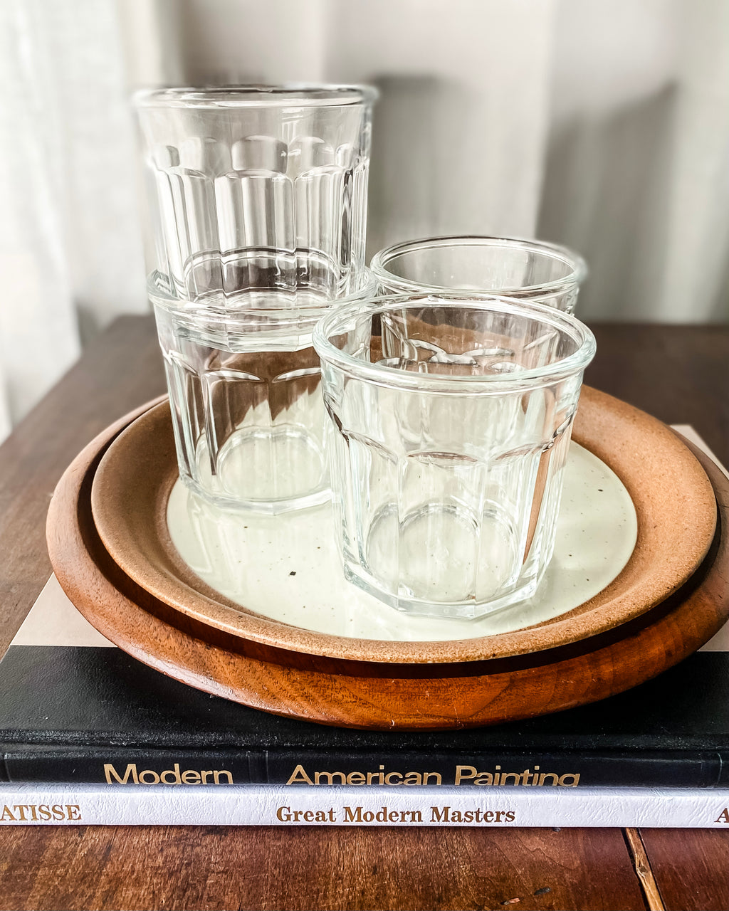 Round Ceramic Serving Platter