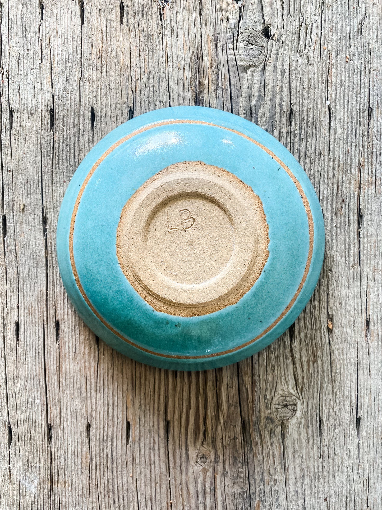 Turquoise Studio Pottery Bowl