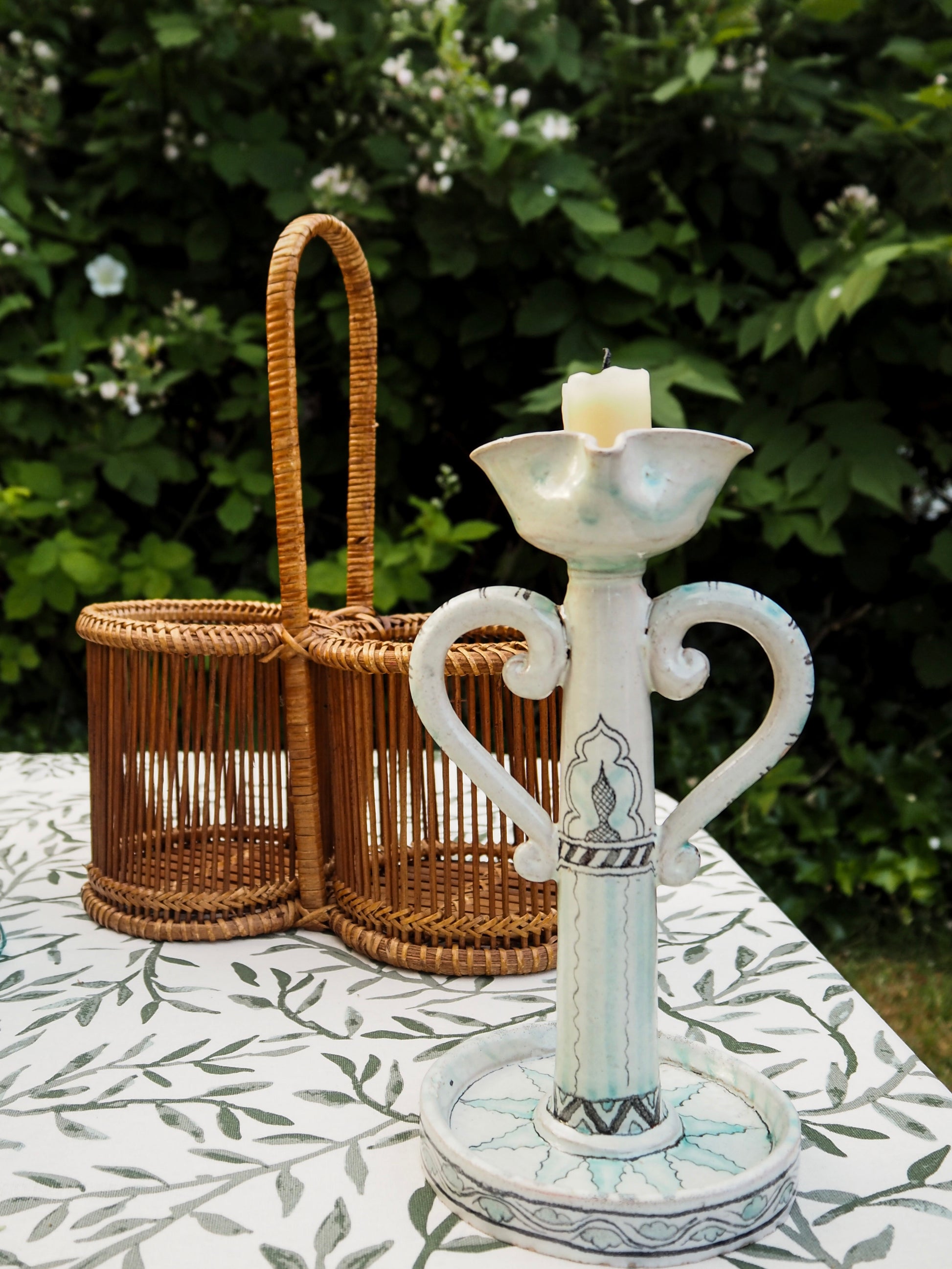 Vintage Italian Ceramic Candle Holder