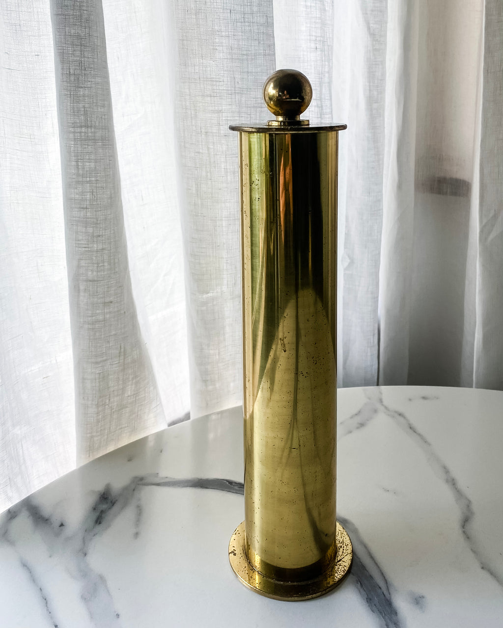 Brass Long Matchstick Holder