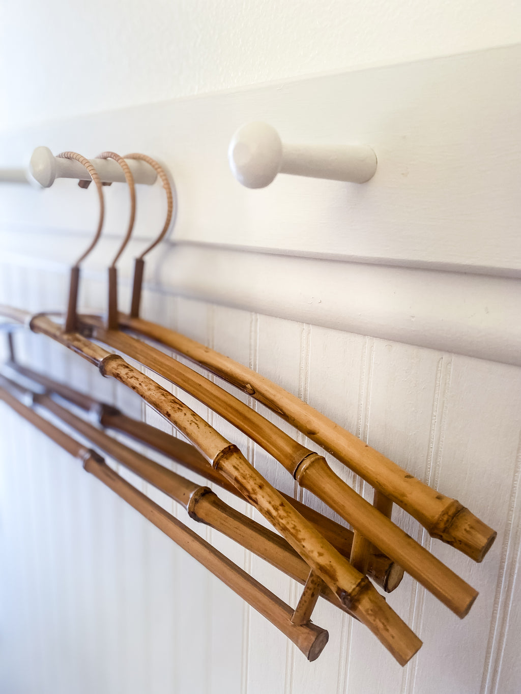 Handmade Bamboo Coat Hangers