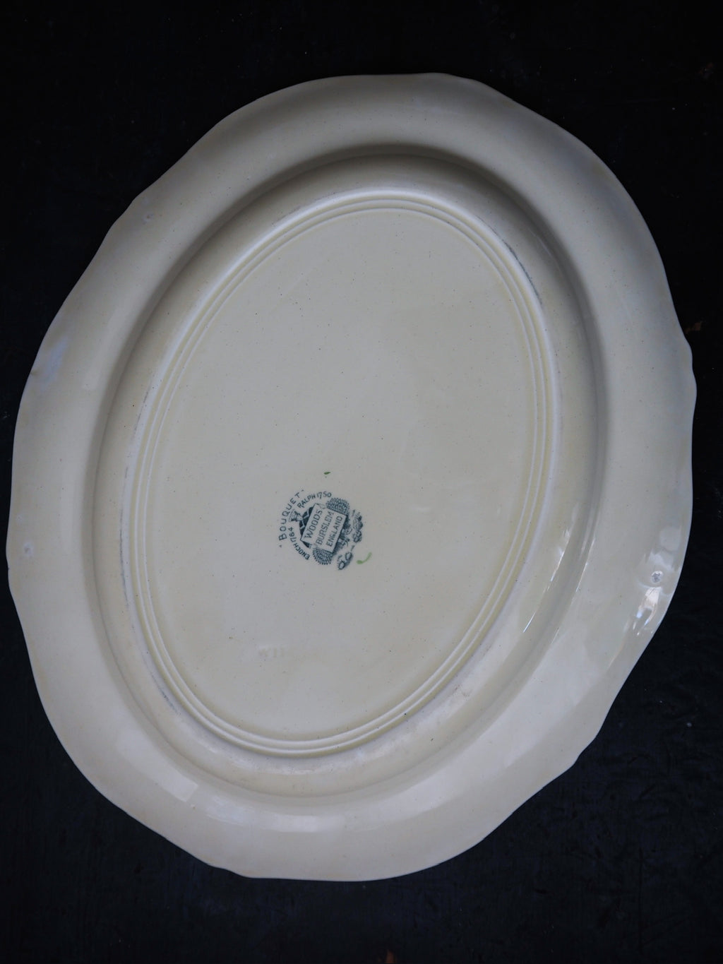 Antique Woods Burslem England Bouquet Platter