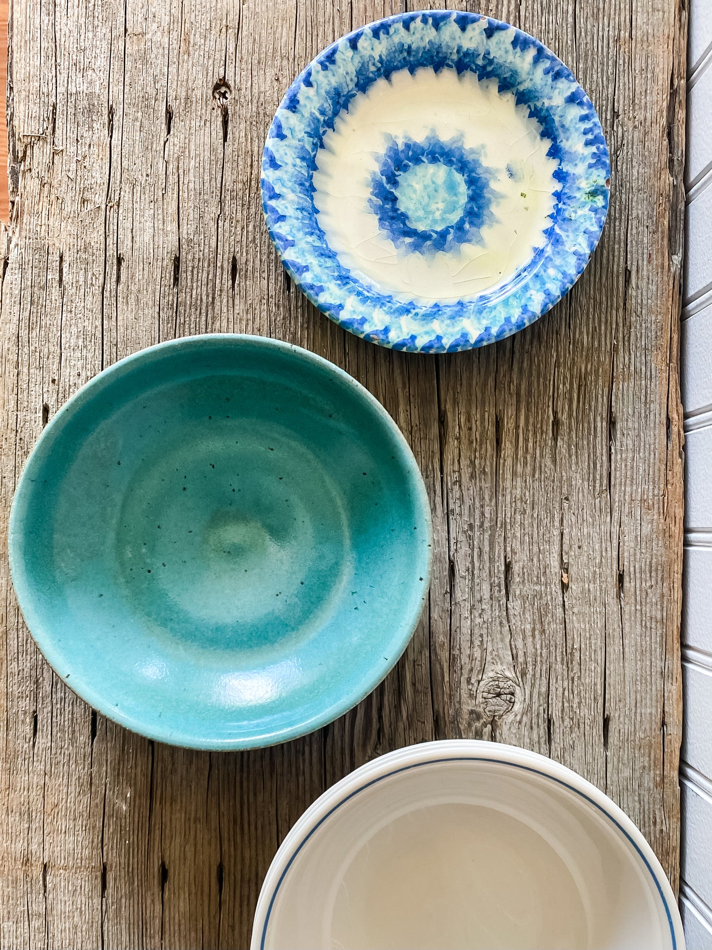 Turquoise Studio Pottery Bowl