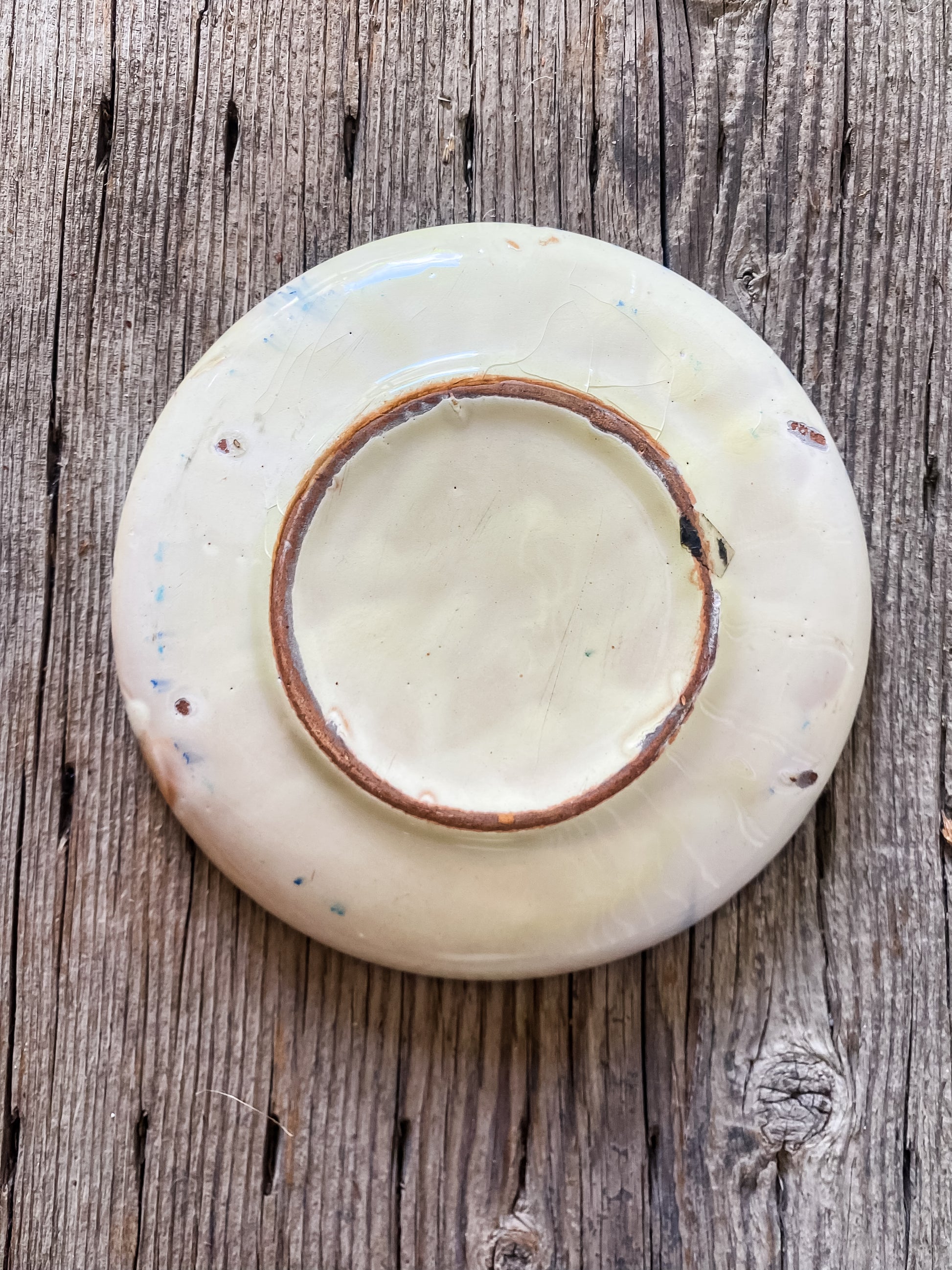 Antique Spongeware Dish