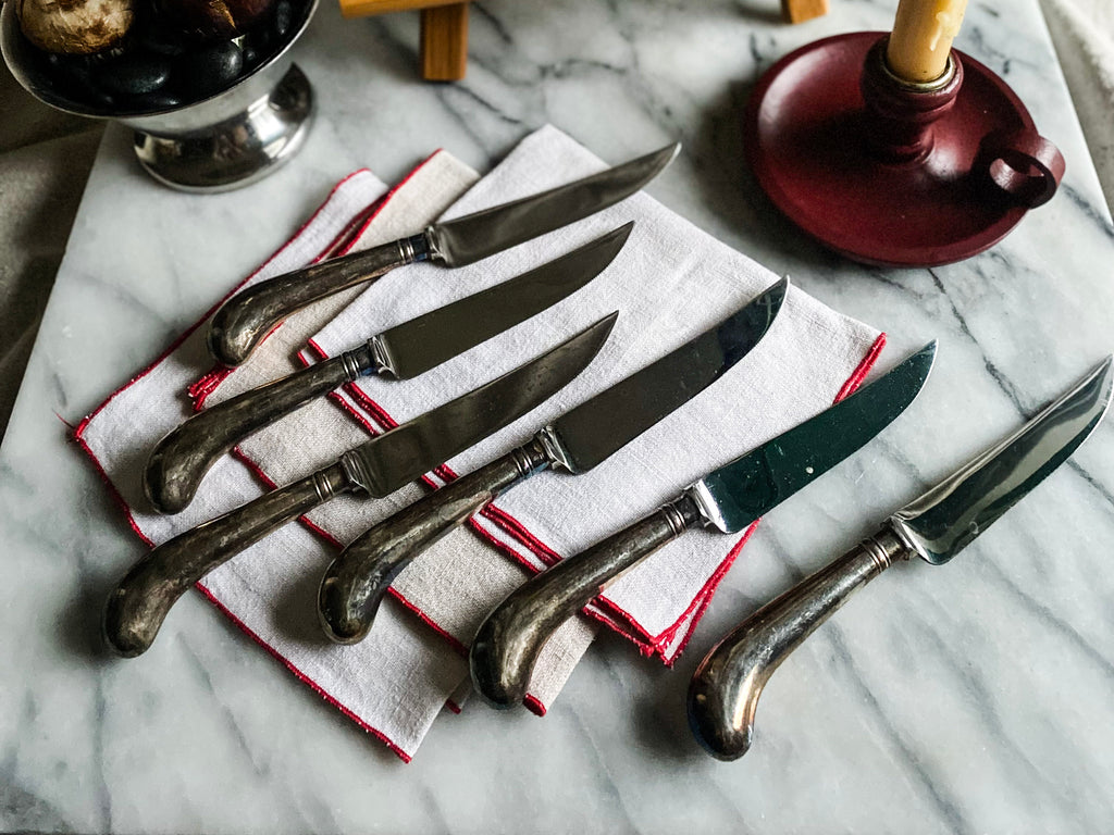 Fry and Wigfull Sheffield Steel Knives, set of 6