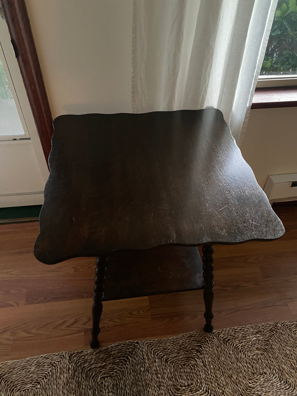 Antique Bobbin-Leg Parlor Table