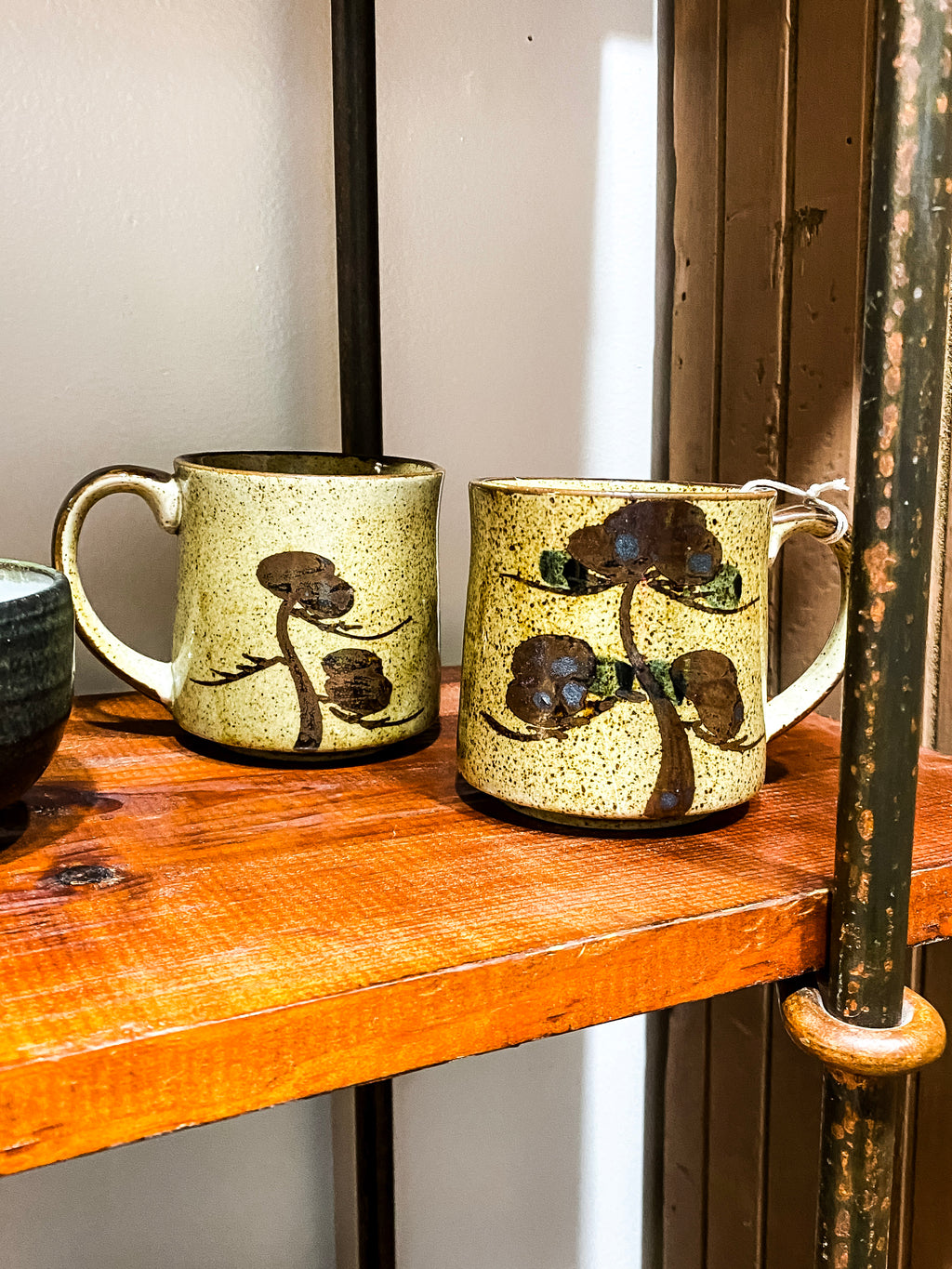 1970s Otagiri-Style Stoneware Mugs, Pair