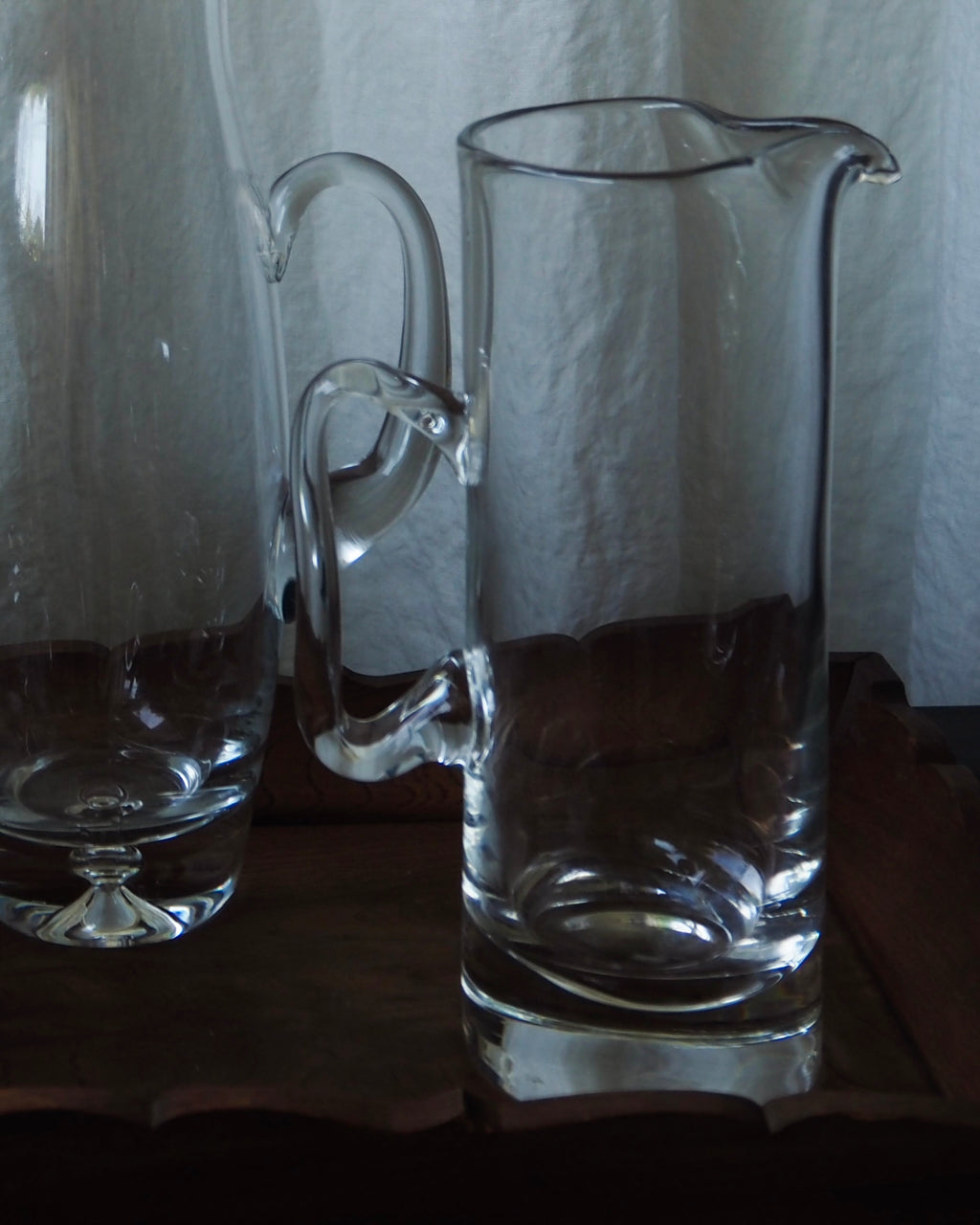 Krosno Poland Handblown Glass Pitcher