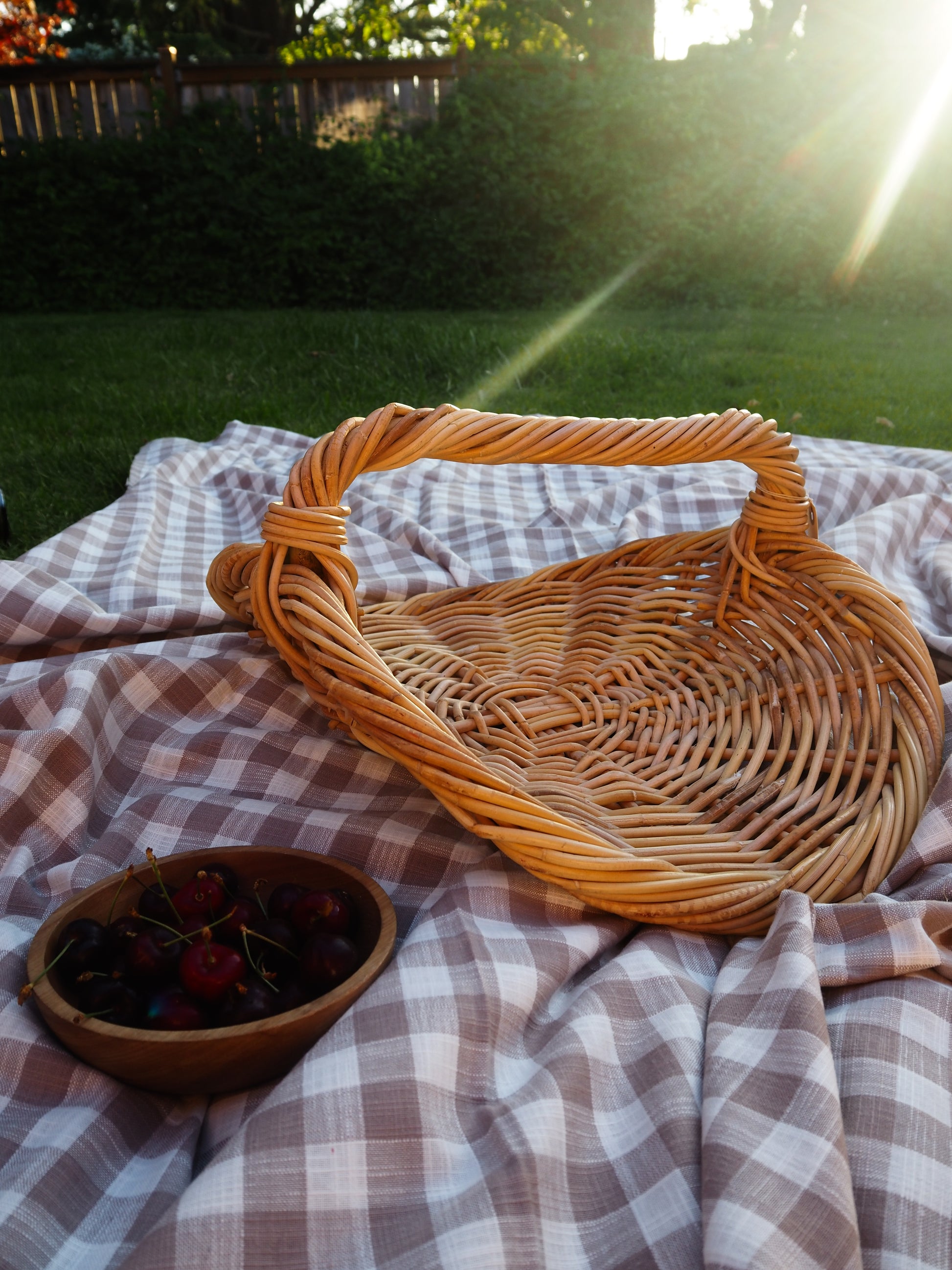 Wicker Gathering Basket (Local Pickup Only)